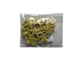 30pcs Gold 1" Embroidered Fabric Sew/Iron On Patches NEW